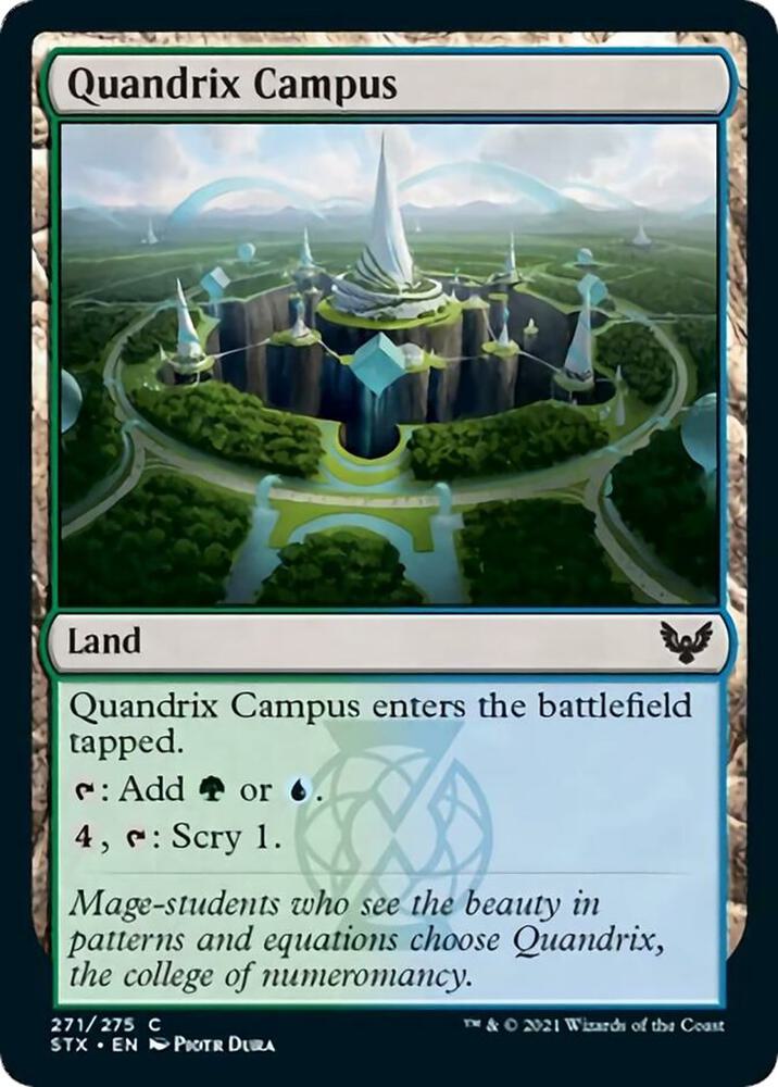 Quandrix Campus 271 (Strixhaven: School of Mages)  | Chromatic Games