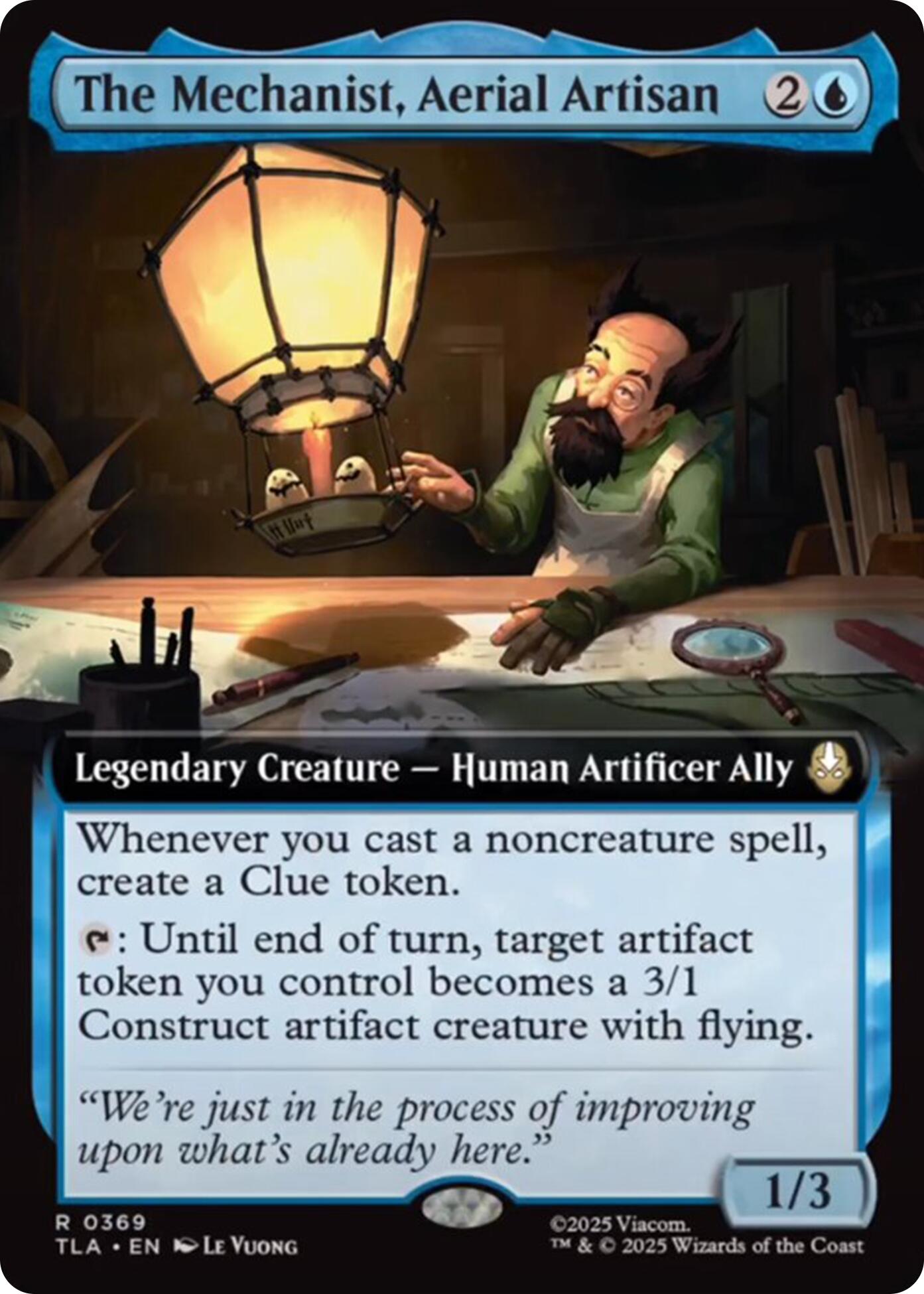 The Mechanist, Aerial Artisan (Extended Art) [Avatar: The Last Airbender] | Chromatic Games