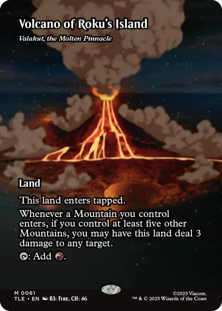 Volcano of Roku's Island - Valakut, the Molten Pinnacle [Avatar: The Last Airbender: Eternal-Legal] | Chromatic Games