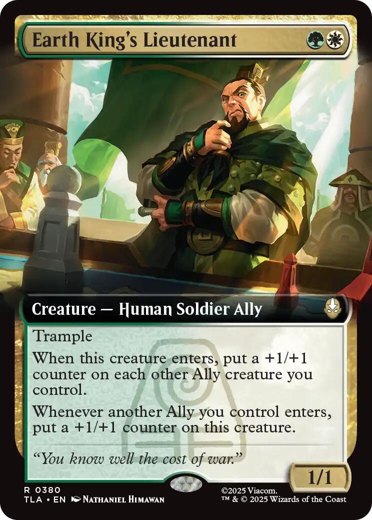 Earth King's Lieutenant (Extended Art) [Avatar: The Last Airbender] | Chromatic Games