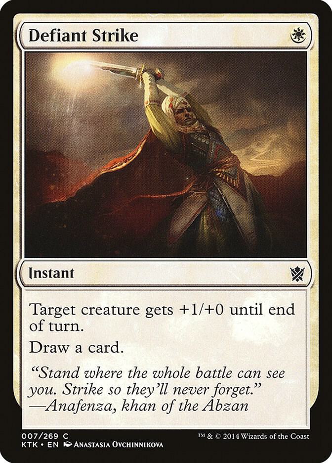 Defiant Strike 7/269 (Khans of Tarkir)  | Chromatic Games