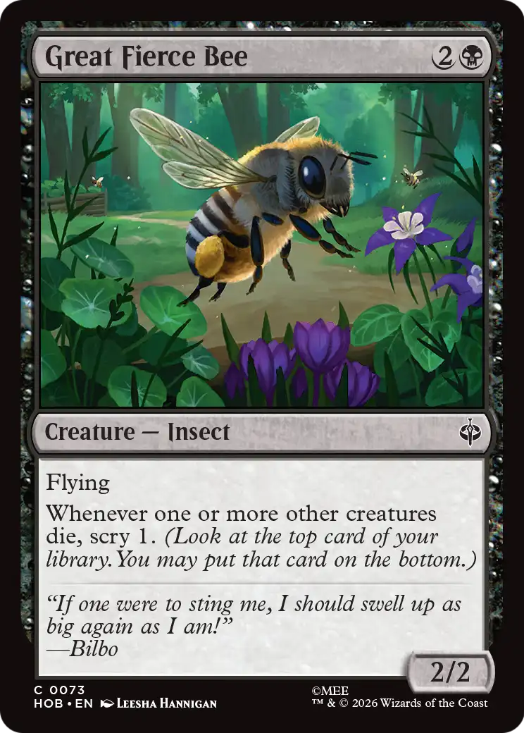 Great Fierce Bee [The Hobbit] | Chromatic Games