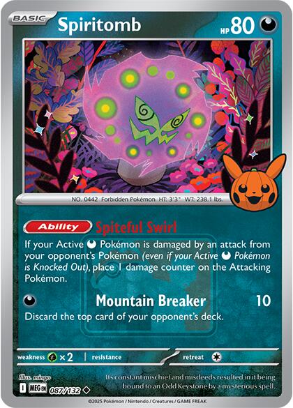 Spiritomb (087/132) (Pokeween 2025) [Miscellaneous Cards] | Chromatic Games