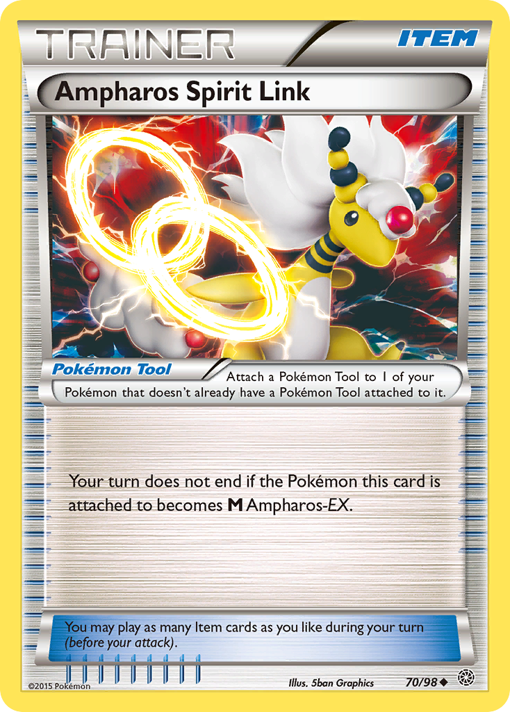 Ampharos Spirit Link (70/98) [XY: Ancient Origins] | Chromatic Games