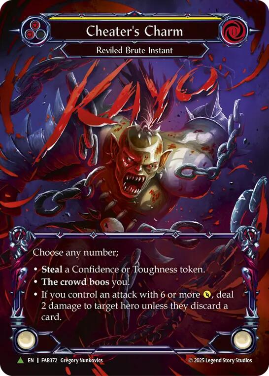 Cheater's Charm [FAB372] (Promo)  Cold Foil | Chromatic Games