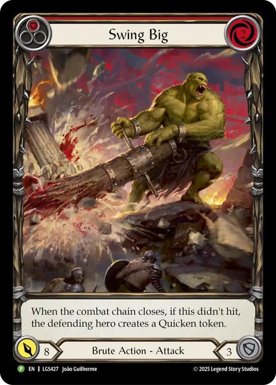 Swing Big (Extended Art) [LGS427] (Promo)  Rainbow Foil | Chromatic Games