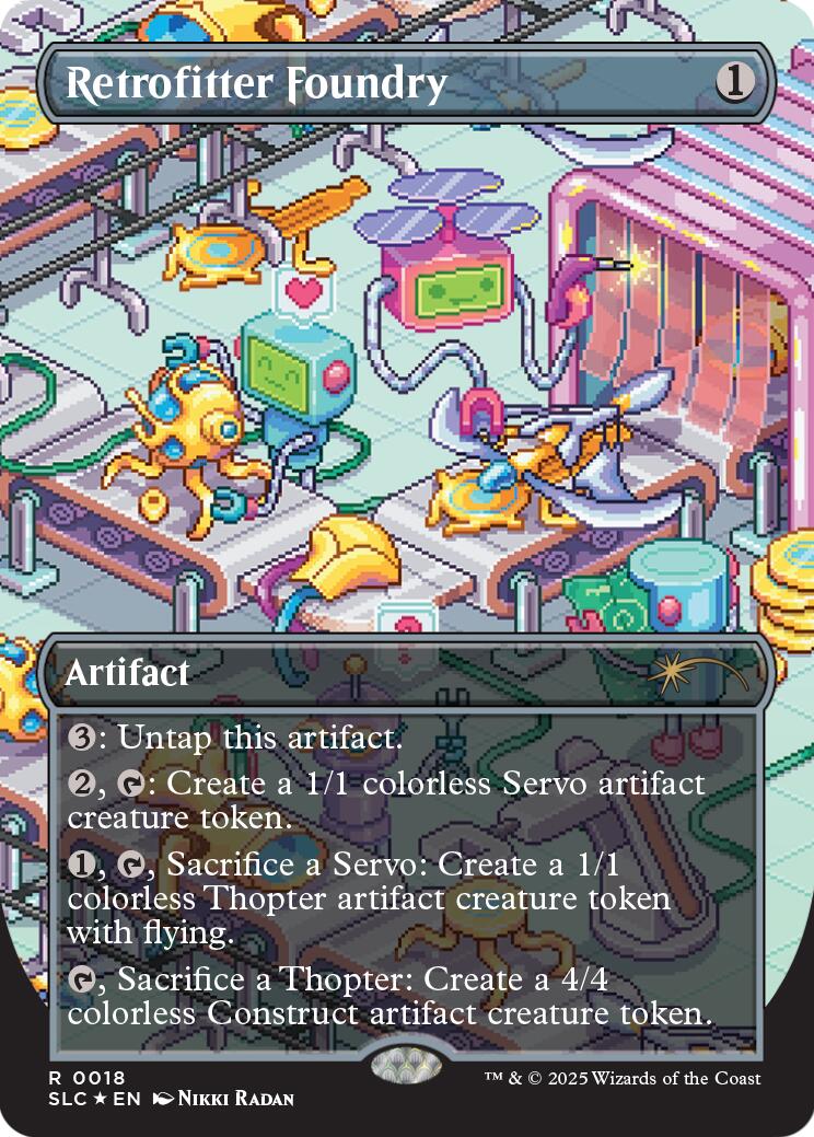 Retrofitter Foundry (Halo Foil) [Secret Lair Countdown Kit] | Chromatic Games