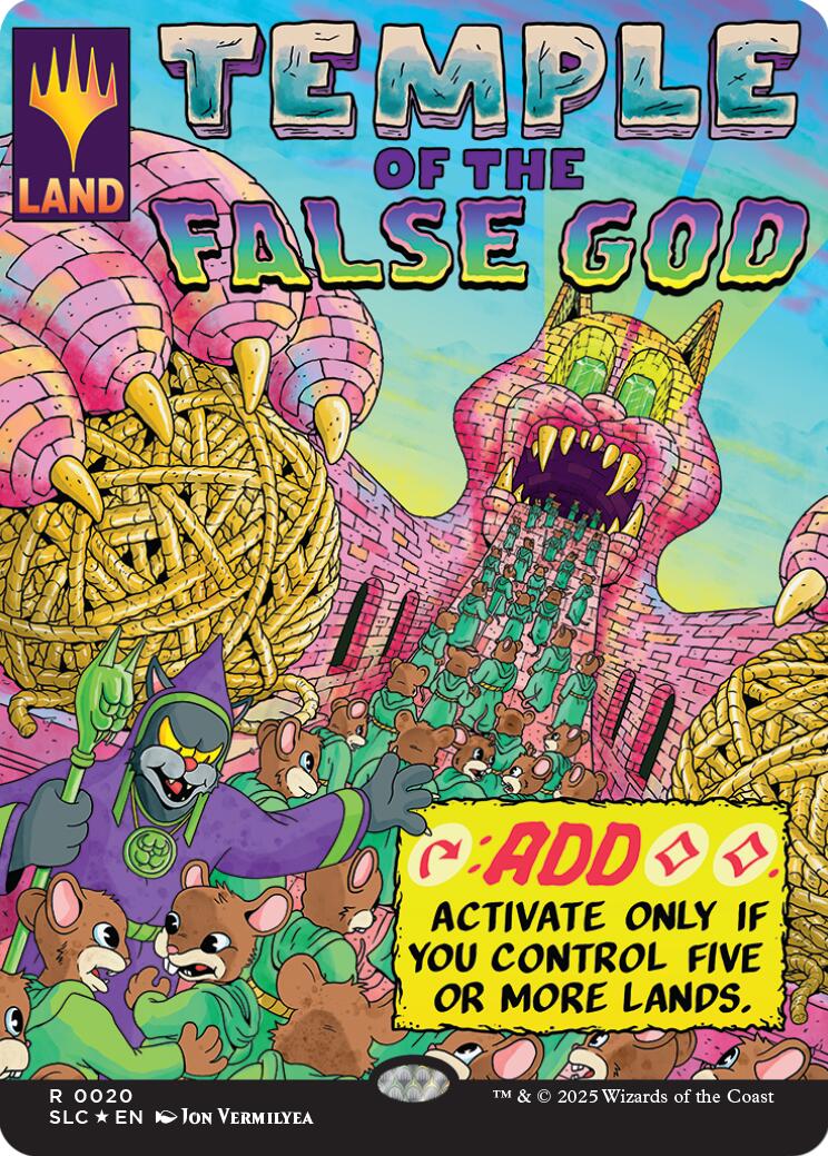 Temple of the False God (Halo Foil) [Secret Lair Countdown Kit] | Chromatic Games