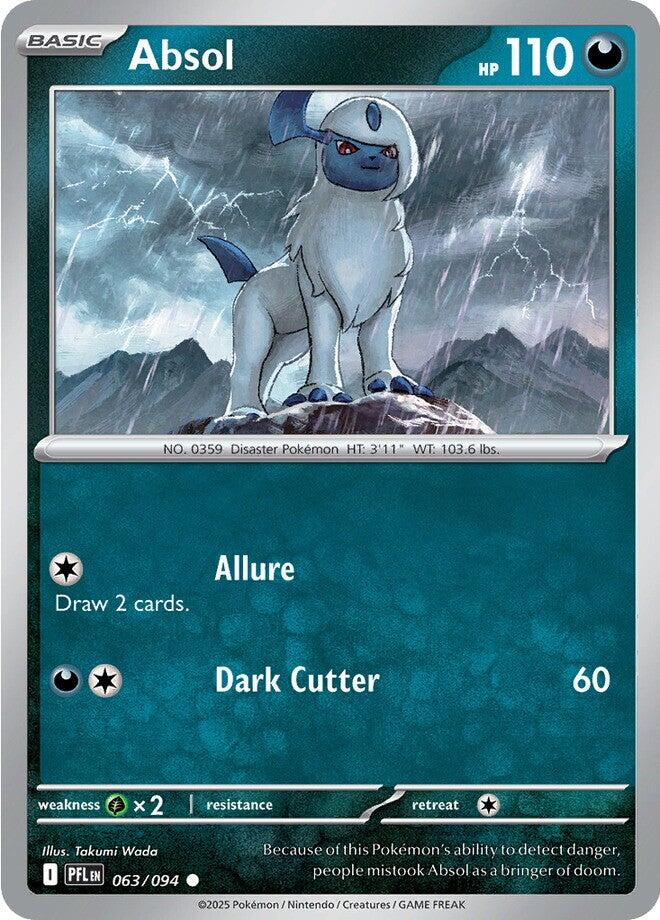 Absol (063/094) [Mega Evolution: Phantasmal Flames] | Chromatic Games