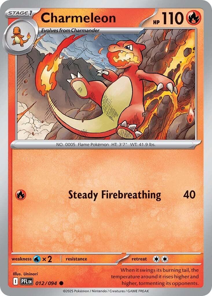 Charmeleon (012/094) [Mega Evolution: Phantasmal Flames] | Chromatic Games