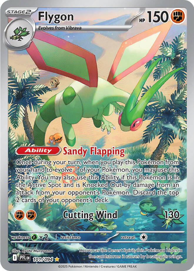 Flygon (101/094) [Mega Evolution: Phantasmal Flames] | Chromatic Games