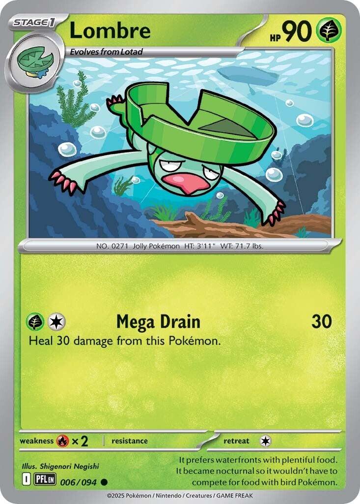 Lombre (006/094) [Mega Evolution: Phantasmal Flames] | Chromatic Games