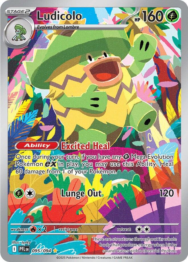Ludicolo (095/094) [Mega Evolution: Phantasmal Flames] | Chromatic Games