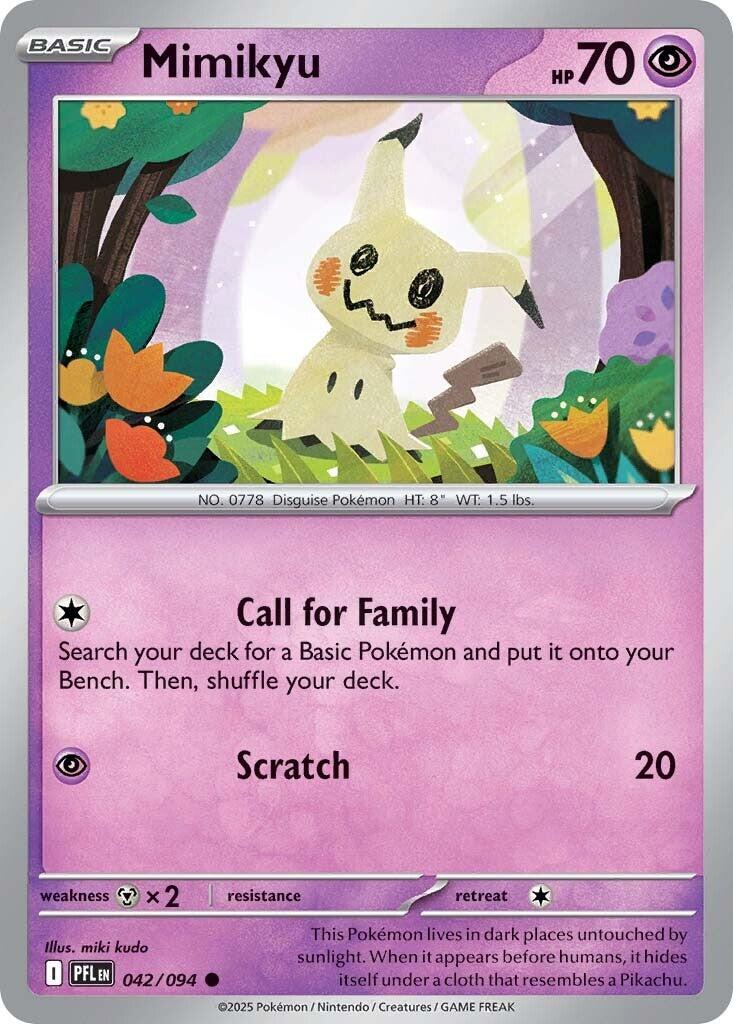 Mimikyu (042/094) [Mega Evolution: Phantasmal Flames] | Chromatic Games