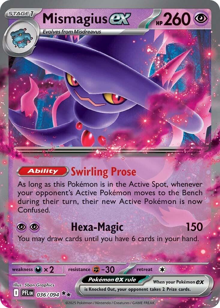 Mismagius ex (036/094) [Mega Evolution: Phantasmal Flames] | Chromatic Games