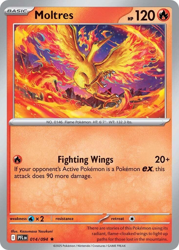 Moltres (014/094) [Mega Evolution: Phantasmal Flames] | Chromatic Games