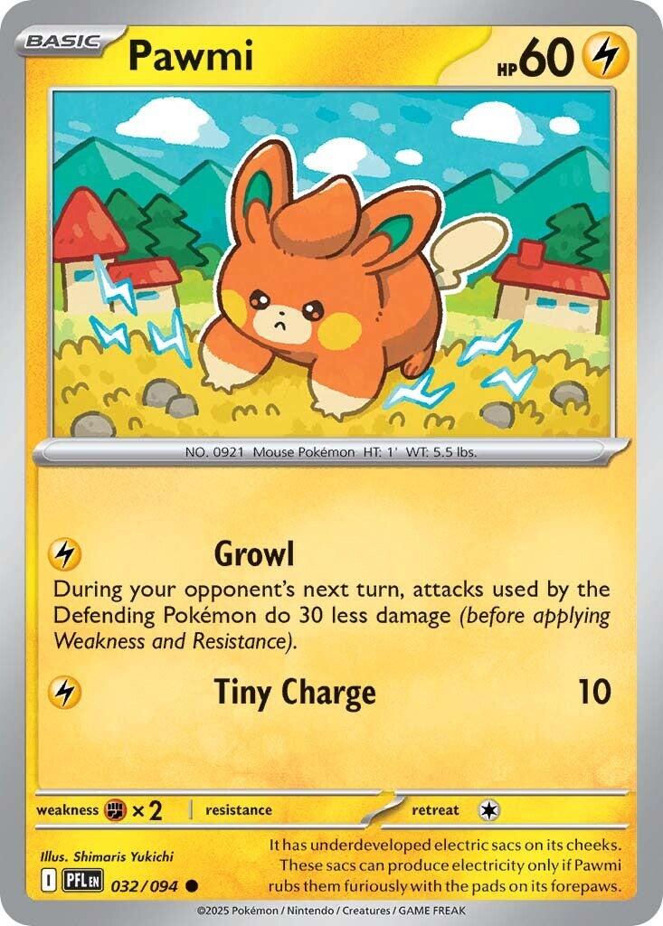 Pawmi (032/094) [Mega Evolution: Phantasmal Flames] | Chromatic Games