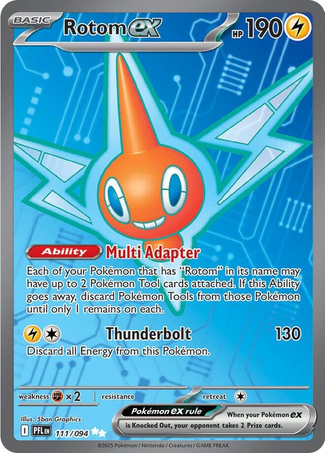 Rotom ex (111/094) [Mega Evolution: Phantasmal Flames] | Chromatic Games