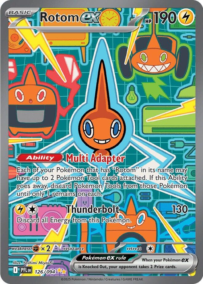Rotom ex (126/094) [Mega Evolution: Phantasmal Flames] | Chromatic Games