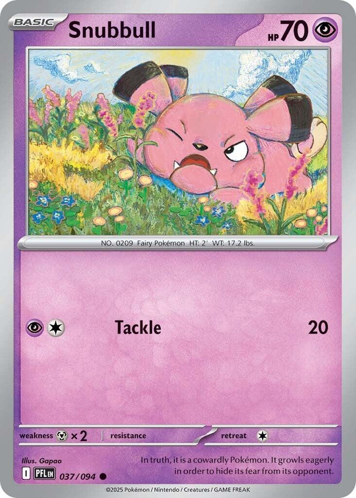 Snubbull (037/094) [Mega Evolution: Phantasmal Flames] | Chromatic Games