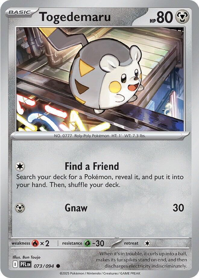 Togedemaru (073/094) [Mega Evolution: Phantasmal Flames] | Chromatic Games