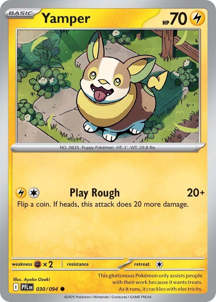 Yamper (030/094) [Mega Evolution: Phantasmal Flames] | Chromatic Games