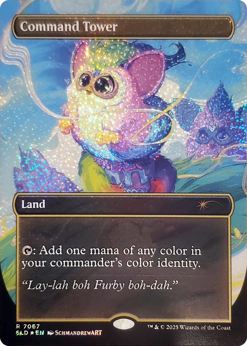 Command Tower (7067) (Confetti Foil) [Secret Lair Drop Series] | Chromatic Games