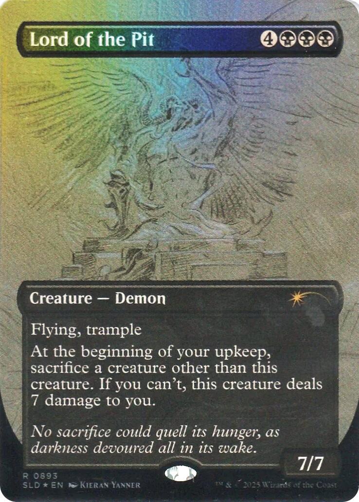 Lord of the Pit (Sketch Showcase) (Rainbow Foil) [Secret Lair Drop Series] | Chromatic Games