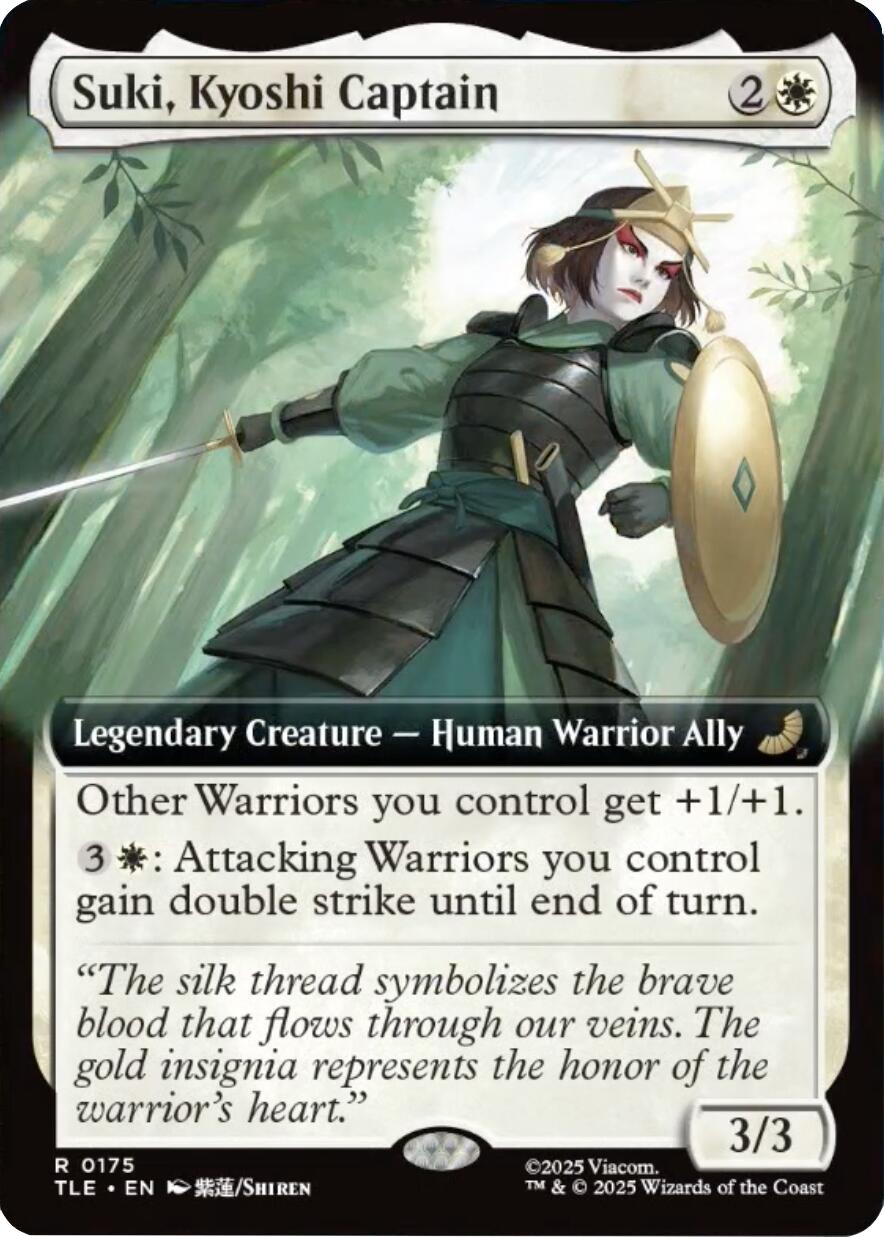 Suki, Kyoshi Captain (Extended Art) [Avatar: The Last Airbender: Eternal-Legal] | Chromatic Games