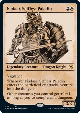 Nadaar Selfless Paladin Showcase 303 (Adventures in the Forgotten Realms)  | Chromatic Games