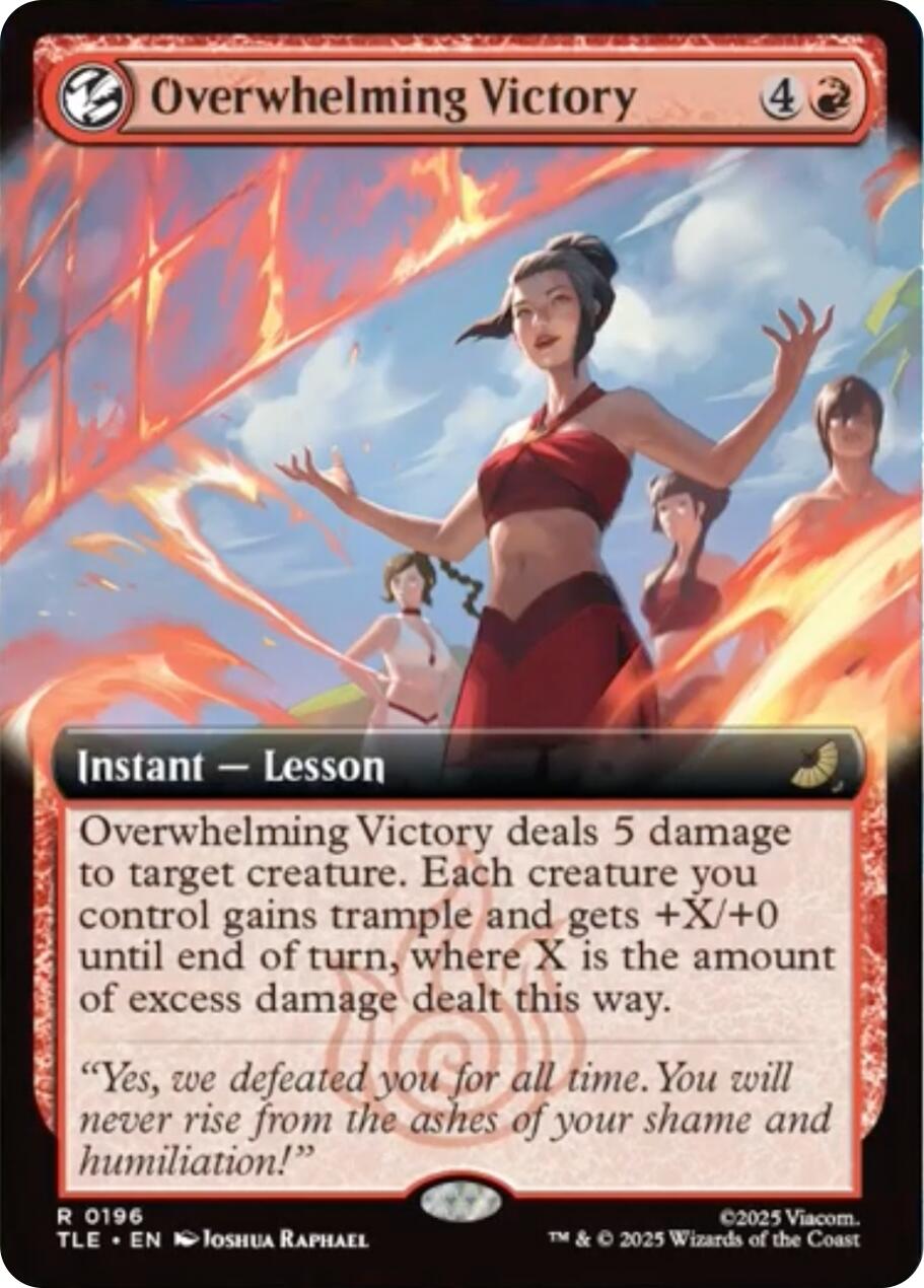 Overwhelming Victory (Extended Art) [Avatar: The Last Airbender: Eternal-Legal] | Chromatic Games