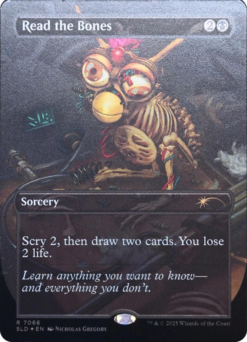 Read the Bones (Rainbow Foil) [Secret Lair Drop Series] | Chromatic Games