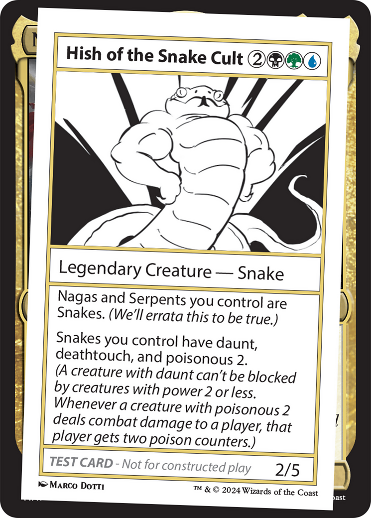 Hish of the Snake Cult [Mystery Booster 2 Playtest Cards] | Chromatic Games