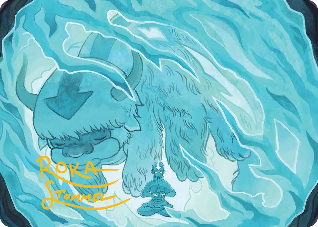 Aang's Iceberg 2 Art Card (Gold-Stamped Signature) [Avatar: The Last Airbender Art Series] | Chromatic Games
