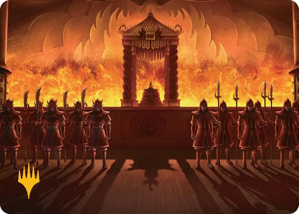 Fire Lord Ozai Art Card (Gold-Stamped Planeswalker Symbol) [Avatar: The Last Airbender Art Series] | Chromatic Games