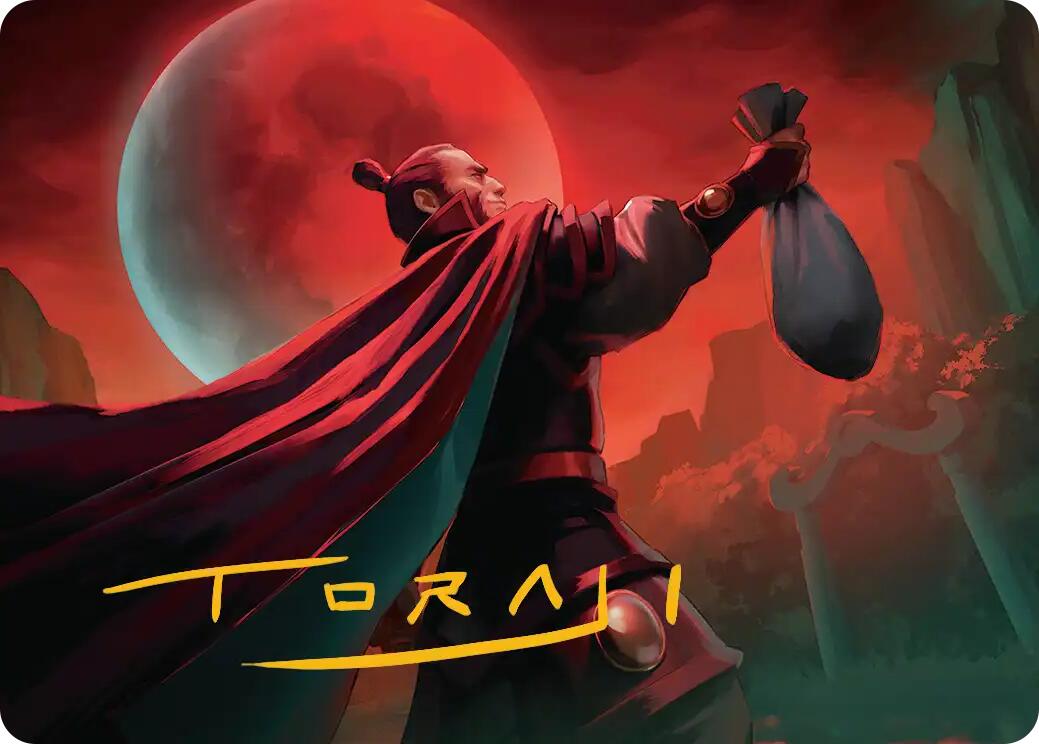 Zhao, the Moon Slayer Art Card (Gold-Stamped Signature) [Avatar: The Last Airbender Art Series] | Chromatic Games