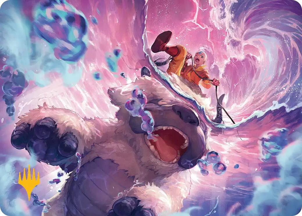 Storm of Memories Art Card (Gold-Stamped Planeswalker Symbol) [Avatar: The Last Airbender Art Series] | Chromatic Games