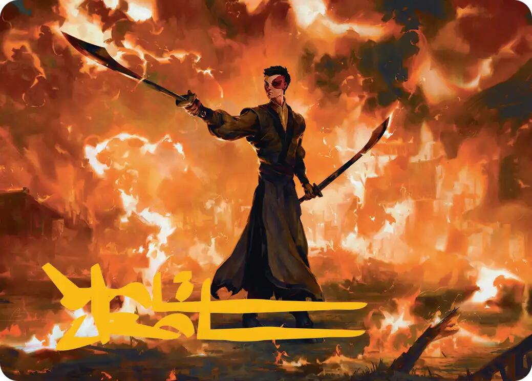 Zuko, Conflicted Art Card (Gold-Stamped Signature) [Avatar: The Last Airbender Art Series] | Chromatic Games