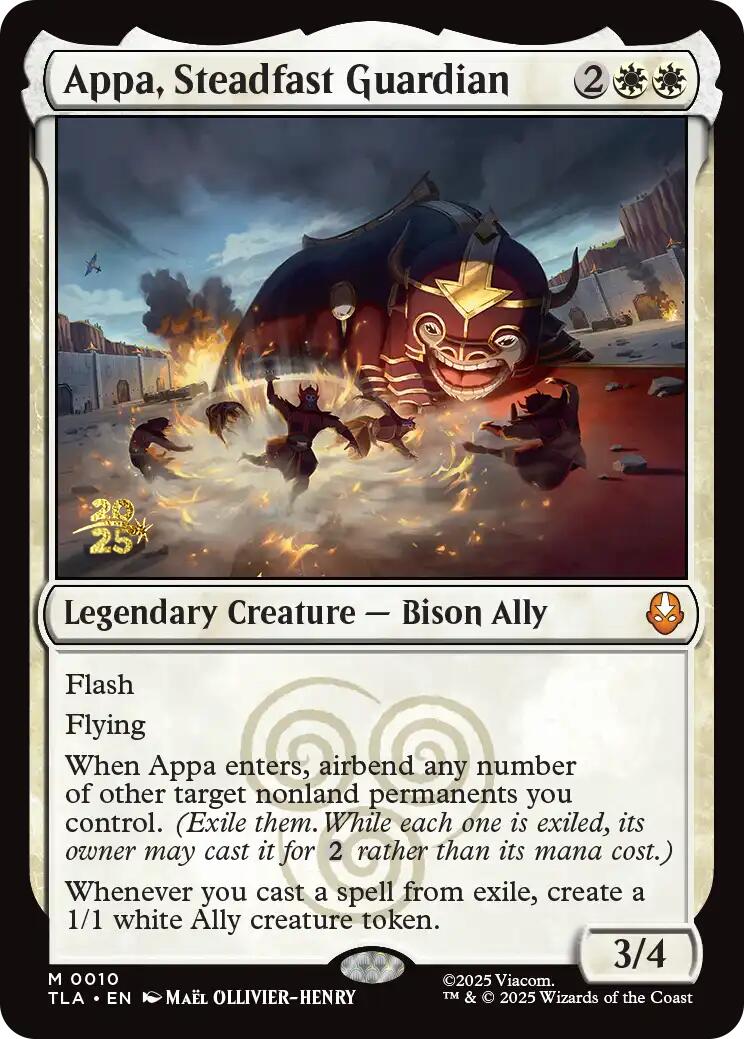 Appa, Steadfast Guardian [Avatar: The Last Airbender Prerelease Cards] | Chromatic Games