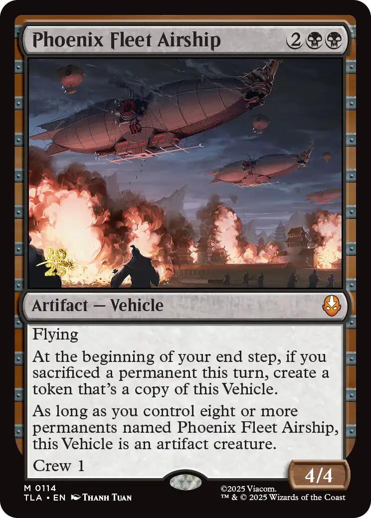 Phoenix Fleet Airship [Avatar: The Last Airbender Prerelease Cards] | Chromatic Games