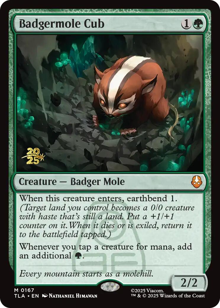 Badgermole Cub [Avatar: The Last Airbender Prerelease Cards] | Chromatic Games
