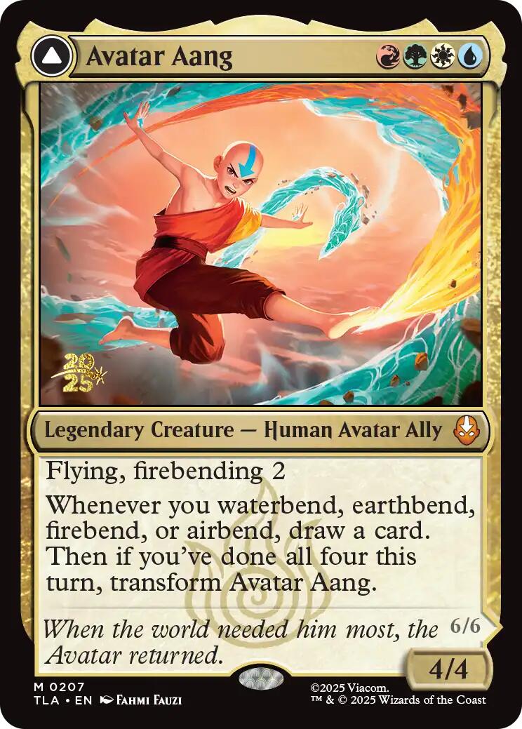 Avatar Aang [Avatar: The Last Airbender Prerelease Cards] | Chromatic Games