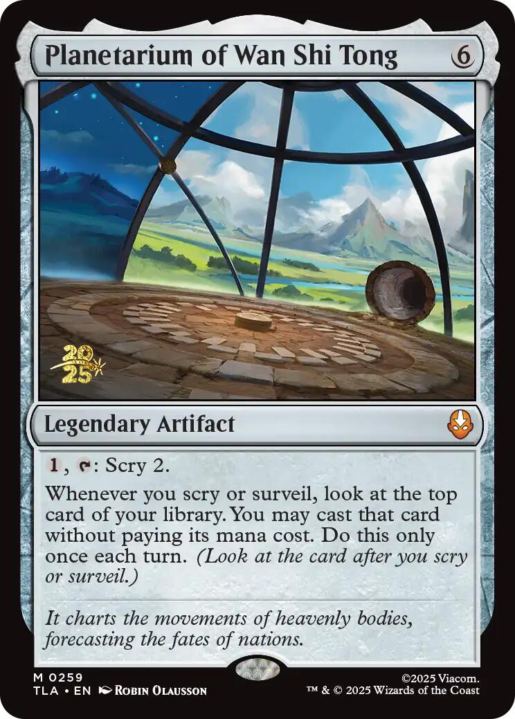 Planetarium of Wan Shi Tong [Avatar: The Last Airbender Prerelease Cards] | Chromatic Games