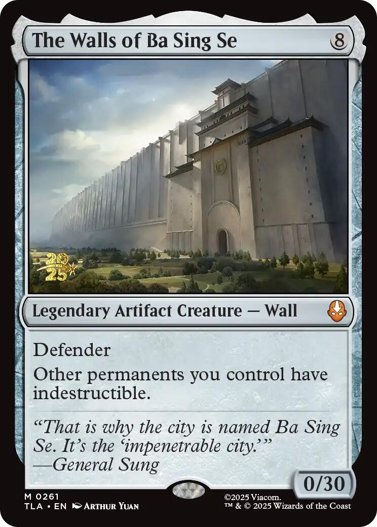 The Walls of Ba Sing Se [Avatar: The Last Airbender Prerelease Cards] | Chromatic Games