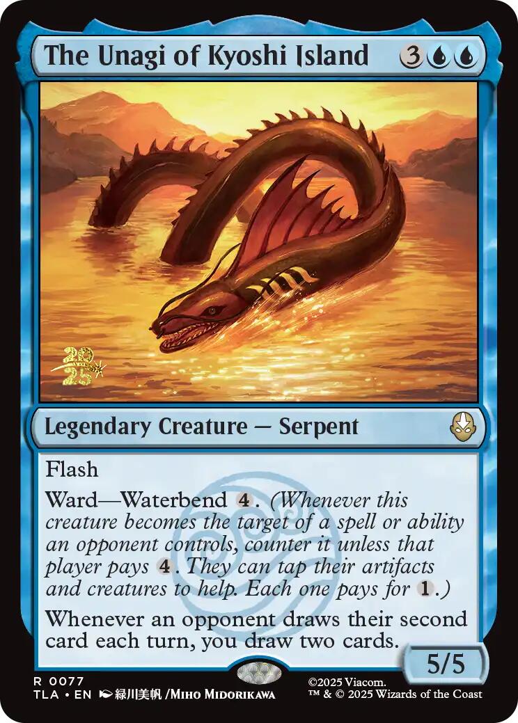 The Unagi of Kyoshi Island [Avatar: The Last Airbender Prerelease Cards] | Chromatic Games