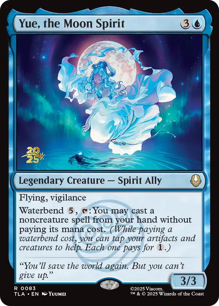 Yue, the Moon Spirit [Avatar: The Last Airbender Prerelease Cards] | Chromatic Games
