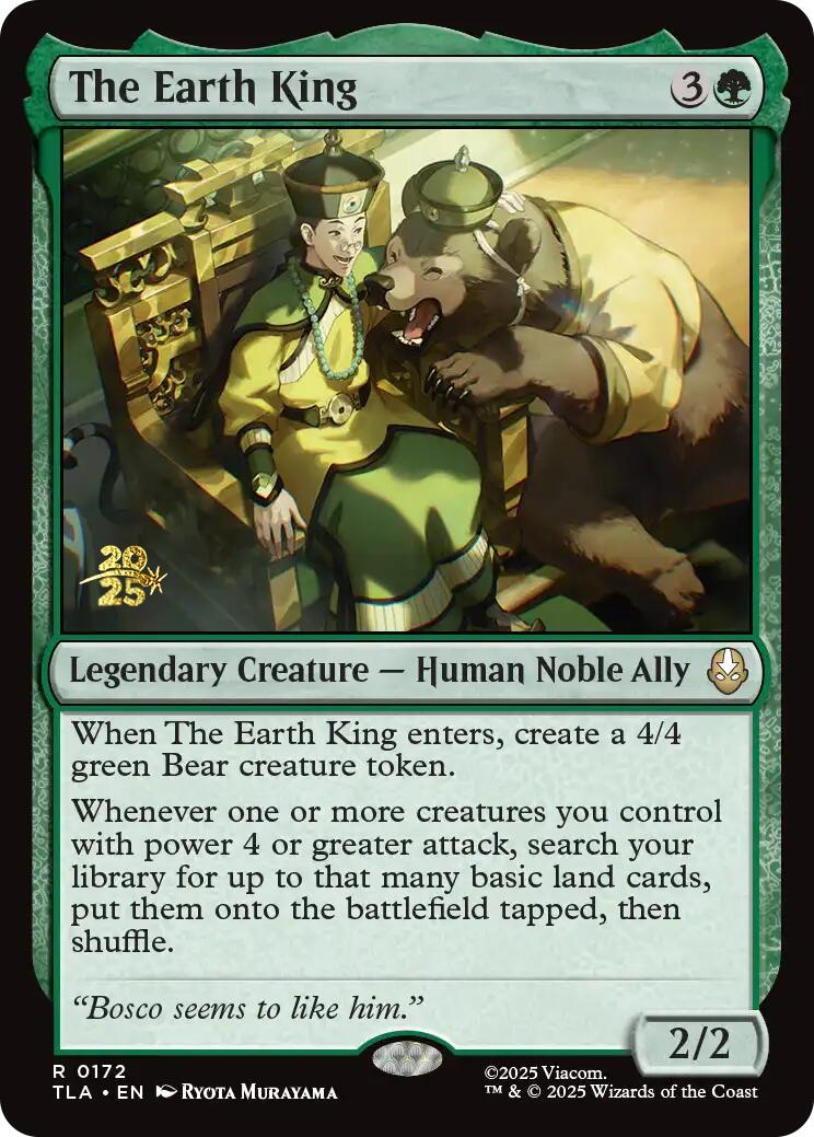 The Earth King [Avatar: The Last Airbender Prerelease Cards] | Chromatic Games