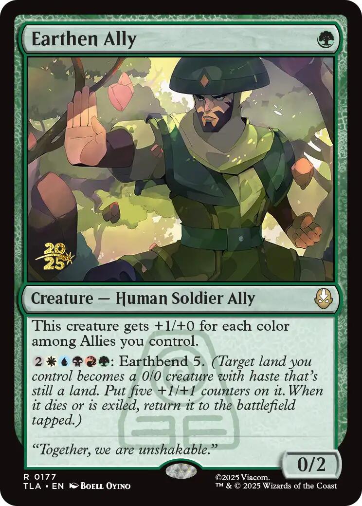 Earthen Ally [Avatar: The Last Airbender Prerelease Cards] | Chromatic Games