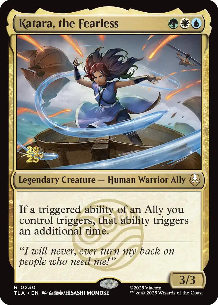 Katara, the Fearless [Avatar: The Last Airbender Prerelease Cards] | Chromatic Games