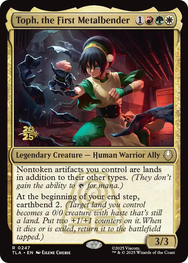 Toph, the First Metalbender [Avatar: The Last Airbender Prerelease Cards] | Chromatic Games
